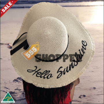 Hello Sunshine Straw Hat 4 Sale