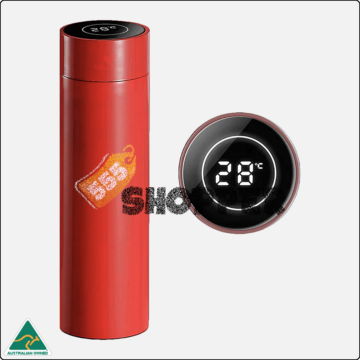 Smart Bottle Vacuum Flask Red 1