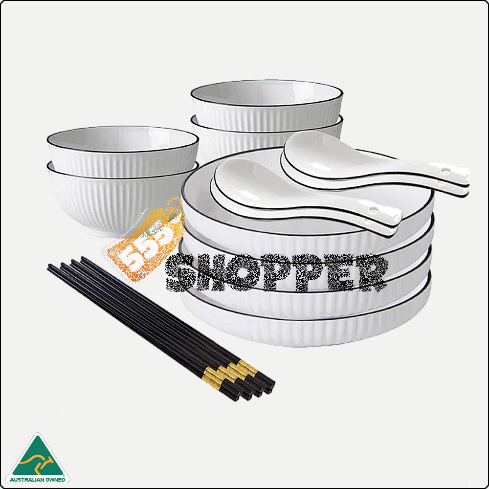 ceramic_dinnerware_white_8set_1 Ceramic Dinner Set White 8 Pieces Set 1