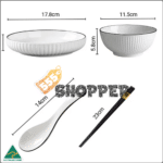 ceramic_dinnerware_white_8set_2 Ceramic Dinner Set White 8 Pieces Set 2