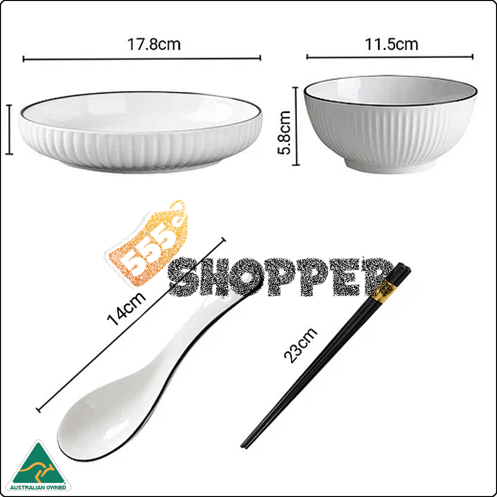 ceramic_dinnerware_white_8set_2 Ceramic Dinner Set White 8 Pieces Set 2