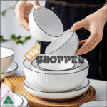 ceramic_dinnerware_white_8set_4 Ceramic Dinner Set White 8 Pieces Set 4