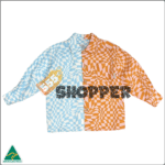 linen_kids_shirt_two_tones_checkered_1 Linen Kids Shirt Two Tones Checkered 1