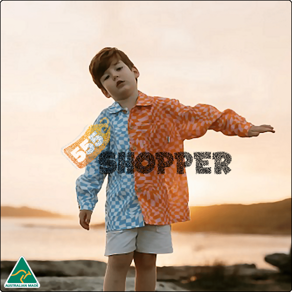 linen_kids_shirt_two_tones_checkered_3 Linen Kids Shirt Two Tones Checkered 3