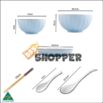 ceramic_dinnerware_blue_9set_2 Ceramic Dinner Set Blue 9 Pieces Set 2